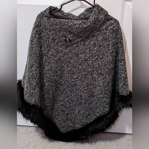 Classic Faux Fur Cape